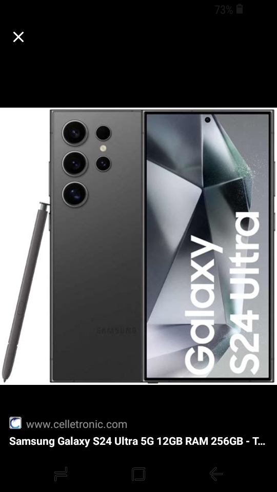 Представляем Samsung Galaxy S24 Ultra — флагманский смартфон, сочетающий передовые технологии и элегантный дизайн.